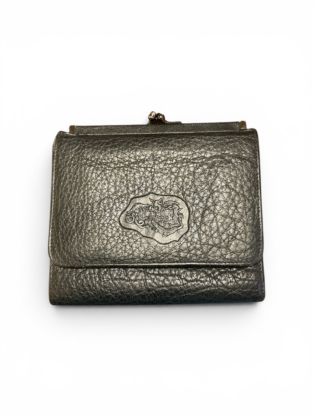 Th Buffalo Black Leather Wallet Unisex